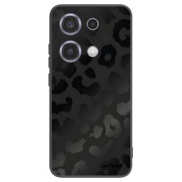 Fekete szilikon tok az alábbi mobiltelefonokra Xiaomi Redmi Note 14S - Midnight Leopard