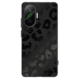 Fekete szilikon tok az alábbi mobiltelefonokra Xiaomi Poco F7 5G - Midnight Leopard