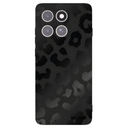 Fekete szilikon tok az alábbi mobiltelefonokra Motorola Edge 60 Pro - Midnight Leopard