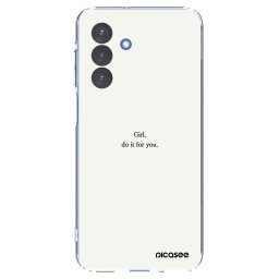 Átlátszó szilikon tok az alábbi mobiltelefonokra Samsung Galaxy A17 5G - Girl, do it for you