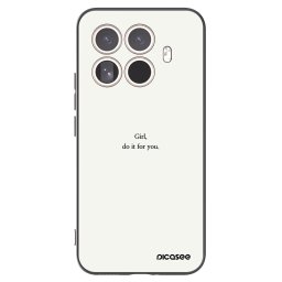 Fekete szilikon tok az alábbi mobiltelefonokra Xiaomi 15T Pro - Girl, do it for you