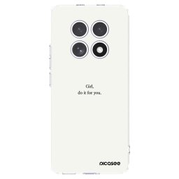 Átlátszó szilikon tok az alábbi mobiltelefonokra Xiaomi Redmi Note 15 4G - Girl, do it for you