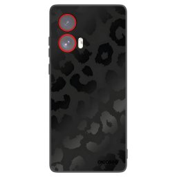 Fekete szilikon tok az alábbi mobiltelefonokra Motorola Edge 50 Fusion - Midnight Leopard