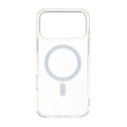 Szilikon telefonvédő (ütésállóság, légpárnás sarok, MagSafe) ÁTLÁTSZÓ Apple iPhone 17 Pro Max