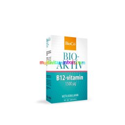 BioCo BIOAKTÍV B12-vitamin 1500 mcg tabletta 60 db