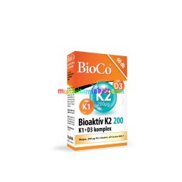 BioCo Bioaktív K2 200 mikrogramm K1+D3 komplex 60 db