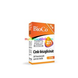 BioCo Cink-biszglicinát 25 mg tabletta 60 db