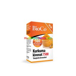 BioCo Kurkuma kivonat 7500 Tömjénfa kivonattal 60 db