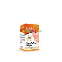 BioCo Lizin C+Cink Komplex étrend-kiegészítő tabletta 30 db