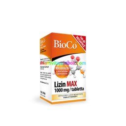 BioCo Lizin MAX 1000 mg MEGAPACK étrend-kiegészítő tabletta 100 db