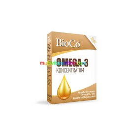 BioCo Omega-3 KONCENTRÁTUM (1500mg halolaj) 30 db