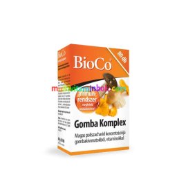 Gomba komplex 4-féle gyógygombából, 80 db tabletta - Bioco