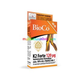 K2-vitamin Forte 120 mikrogramm 60 db tabletta - BioCo