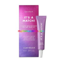 IT'S A MATCH! Liquid Vibrator 10 ml, Forrósító hatású klitoriszbalzsam Acmella virágkivonattal - Bijoux Indiscrets