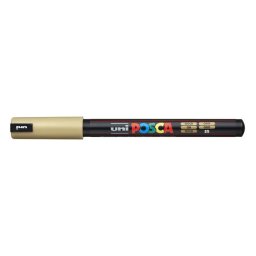 UNI Dekormarker, 0,7 mm, UNI "Posca PC-1MR", arany
