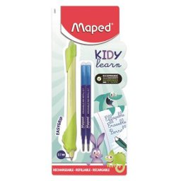 MAPED Írástanuló rollertoll, utántöltővel, 0,7 mm, radírozható, MAPED "KIDY Learn MAGIC", vegyes minták