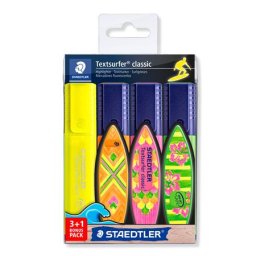 STAEDTLER Szövegkiemelő készlet, 1-5 mm, STAEDTLER "Textsurfer(R) Classic 364", 3+1 szín