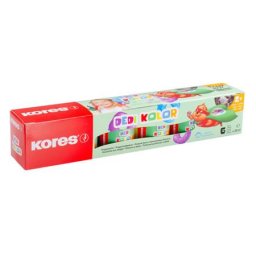 KORES Ujjfesték, KORES "Dedi Kolor", 6 féle szín