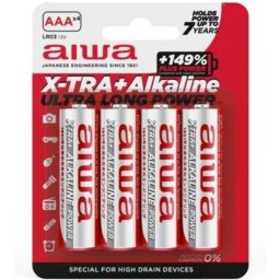 AIWA - prmium X-TRA AAA alkli elem csomag (4 db)
