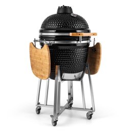 Klarstein KIngsize, kamado grills, kerámia, 21", füstölés, lassú sütés, rozsdamentes acél (GQ13-KingsizeKamado)