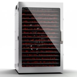 Klarstein Captain Jerky 200 szárítógép 2000W 30-90 °C 24 órás időzítő rozsdamentes acélból (DHY9-CaptainJerky200)
