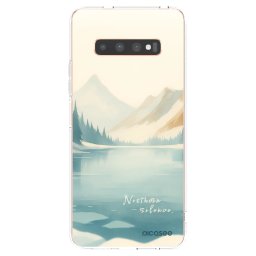 Átlátszó szilikon tok az alábbi mobiltelefonokra Samsung Galaxy S10 Plus G975 - NOTHERN SILENCE