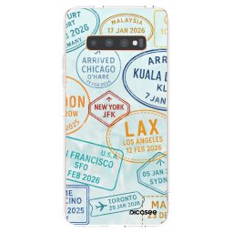 Átlátszó szilikon tok az alábbi mobiltelefonokra Samsung Galaxy S10 Plus G975 - PASSPORT EDITION