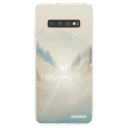Átlátszó szilikon tok az alábbi mobiltelefonokra Samsung Galaxy S10 Plus G975 - IN TRANSIT