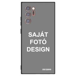 Fekete szilikon tok az alábbi mobiltelefonokra Samsung Galaxy Note 20 Ultra - Saját fotó/motívum