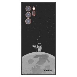 Fekete szilikon tok az alábbi mobiltelefonokra Samsung Galaxy Note 20 Ultra - Astronaut