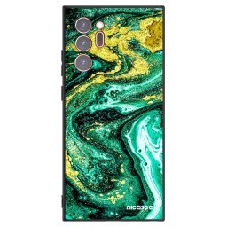 Fekete szilikon tok az alábbi mobiltelefonokra Samsung Galaxy Note 20 Ultra - Green Gold