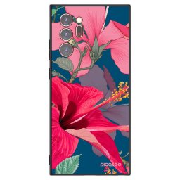 Fekete szilikon tok az alábbi mobiltelefonokra Samsung Galaxy Note 20 Ultra - Hibiscus