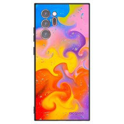 Fekete szilikon tok az alábbi mobiltelefonokra Samsung Galaxy Note 20 Ultra - Bubbles