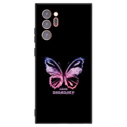 Fekete szilikon tok az alábbi mobiltelefonokra Samsung Galaxy Note 20 Ultra - Diamanty Purple