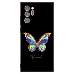 Fekete szilikon tok az alábbi mobiltelefonokra Samsung Galaxy Note 20 Ultra - Diamanty Black