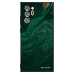 Fekete szilikon tok az alábbi mobiltelefonokra Samsung Galaxy Note 20 Ultra - Green