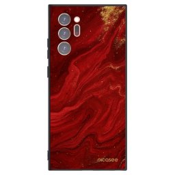 Fekete szilikon tok az alábbi mobiltelefonokra Samsung Galaxy Note 20 Ultra - Red