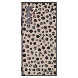 Fekete szilikon tok az alábbi mobiltelefonokra Samsung Galaxy Note 20 Ultra - Dots
