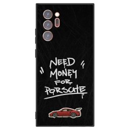 Fekete szilikon tok az alábbi mobiltelefonokra Samsung Galaxy Note 20 Ultra - Dark Racer