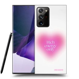 Fekete szilikon tok az alábbi mobiltelefonokra Samsung Galaxy Note 20 Ultra - Rich Energy