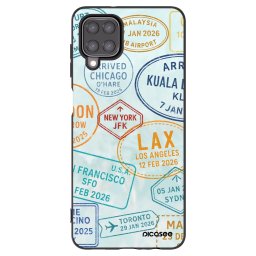 Fekete szilikon tok az alábbi mobiltelefonokra Samsung Galaxy M12 M127F - PASSPORT EDITION