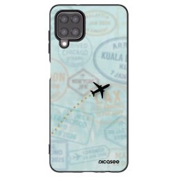 Fekete szilikon tok az alábbi mobiltelefonokra Samsung Galaxy M12 M127F - FLIGHT PATH