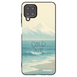 Fekete szilikon tok az alábbi mobiltelefonokra Samsung Galaxy M12 M127F - COLD AIR