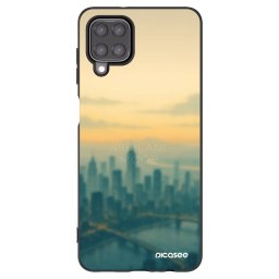 Fekete szilikon tok az alábbi mobiltelefonokra Samsung Galaxy M12 M127F - Airplane mode