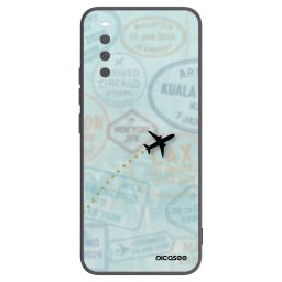 Fekete szilikon tok az alábbi mobiltelefonokra Sony Xperia 10 III - FLIGHT PATH