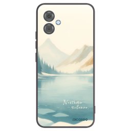 Fekete szilikon tok az alábbi mobiltelefonokra Motorola Moto G14 - NOTHERN SILENCE