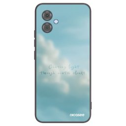 Fekete szilikon tok az alábbi mobiltelefonokra Motorola Moto G14 - CHASiNG LIGHT