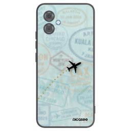 Fekete szilikon tok az alábbi mobiltelefonokra Motorola Moto G14 - FLIGHT PATH