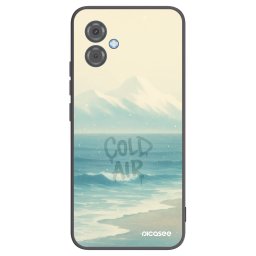 Fekete szilikon tok az alábbi mobiltelefonokra Motorola Moto G14 - COLD AIR
