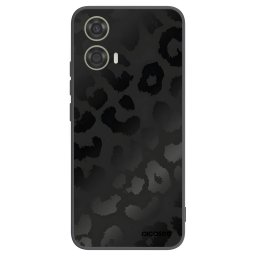 Fekete szilikon tok az alábbi mobiltelefonokra Motorola Moto G24 - Midnight Leopard